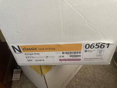 Neenah Paper Classic Laid Writing Antique Gray Imaging 12M