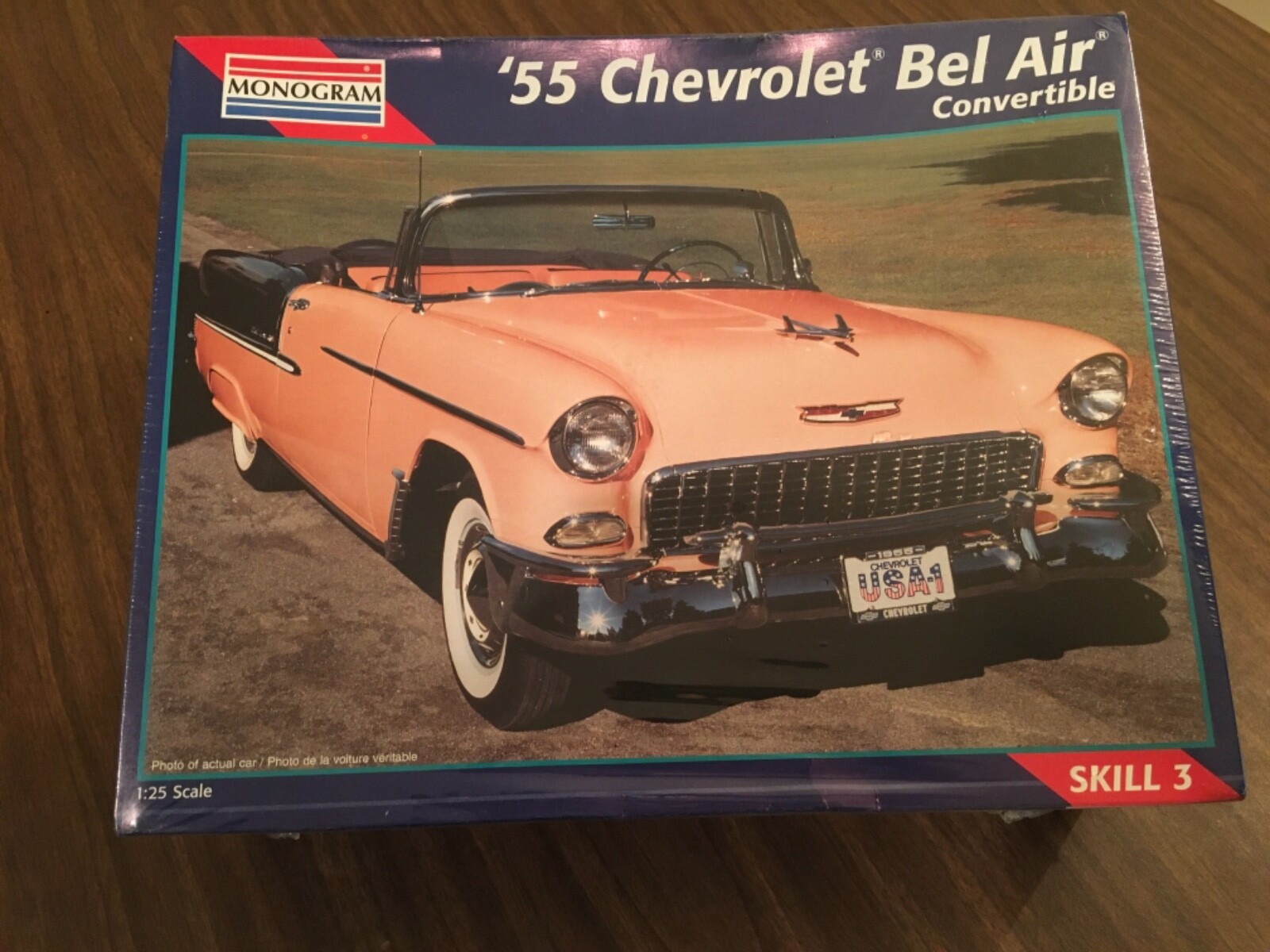 Monogram 1955 Chevy Bel Air Convertible Model Kit 1/25 Scale