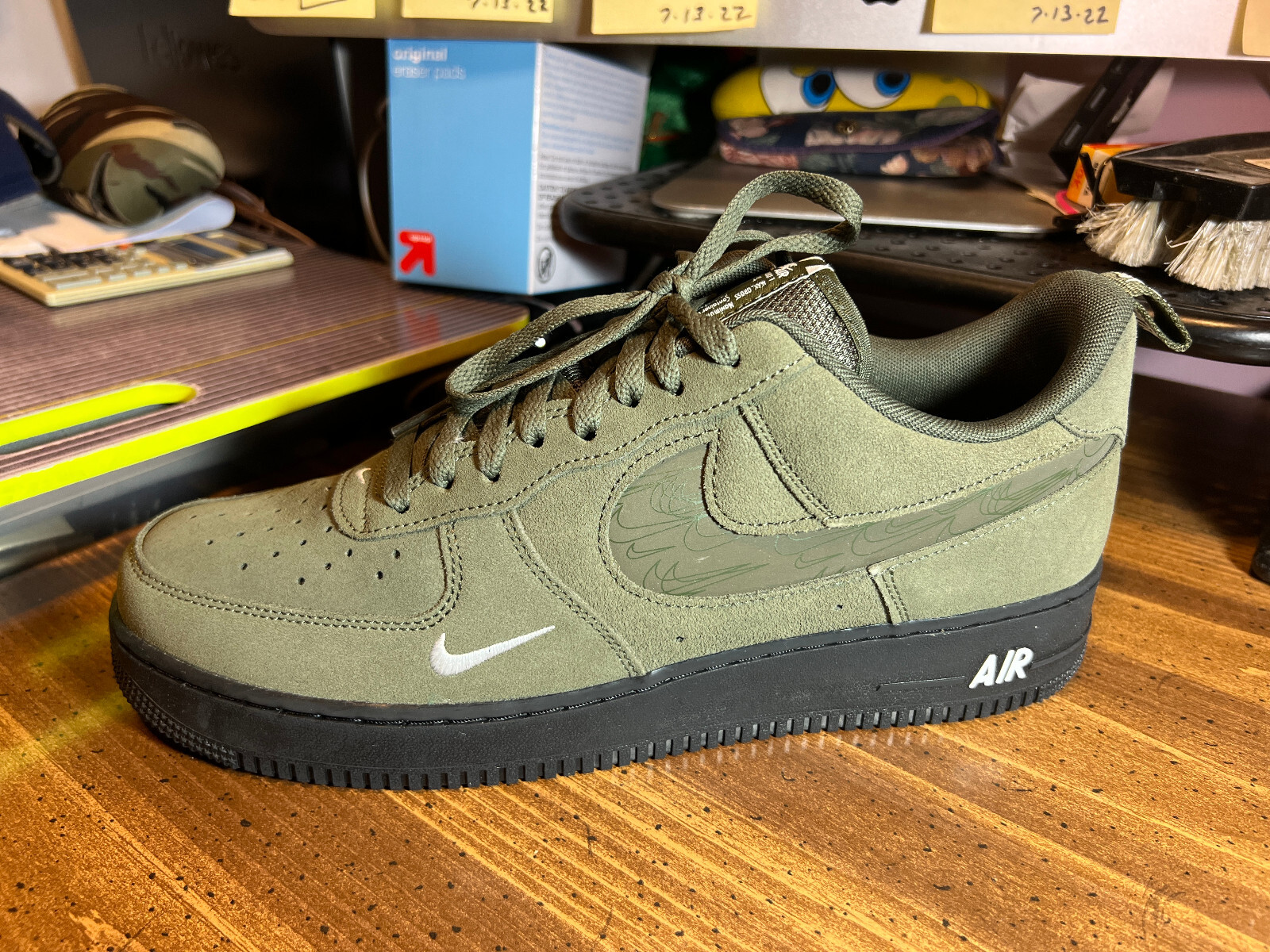 khaki air force 1s