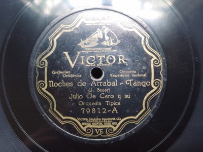 JULIO DE CARO - NOCHES DE ARRABAL / QUEJAS DE BANDONEON -  VICTOR N° 79812