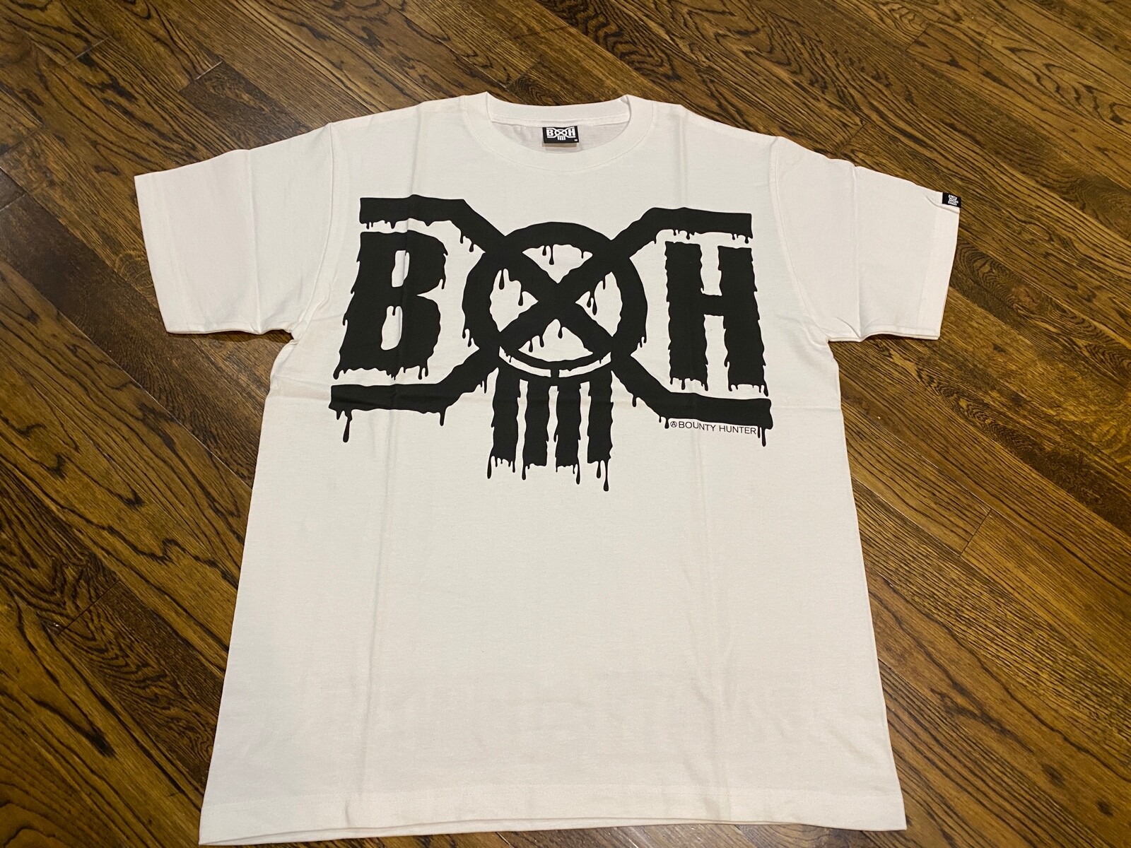 Bounty Hunter Japan melting logo tee, Bounty x Hunter BxH
