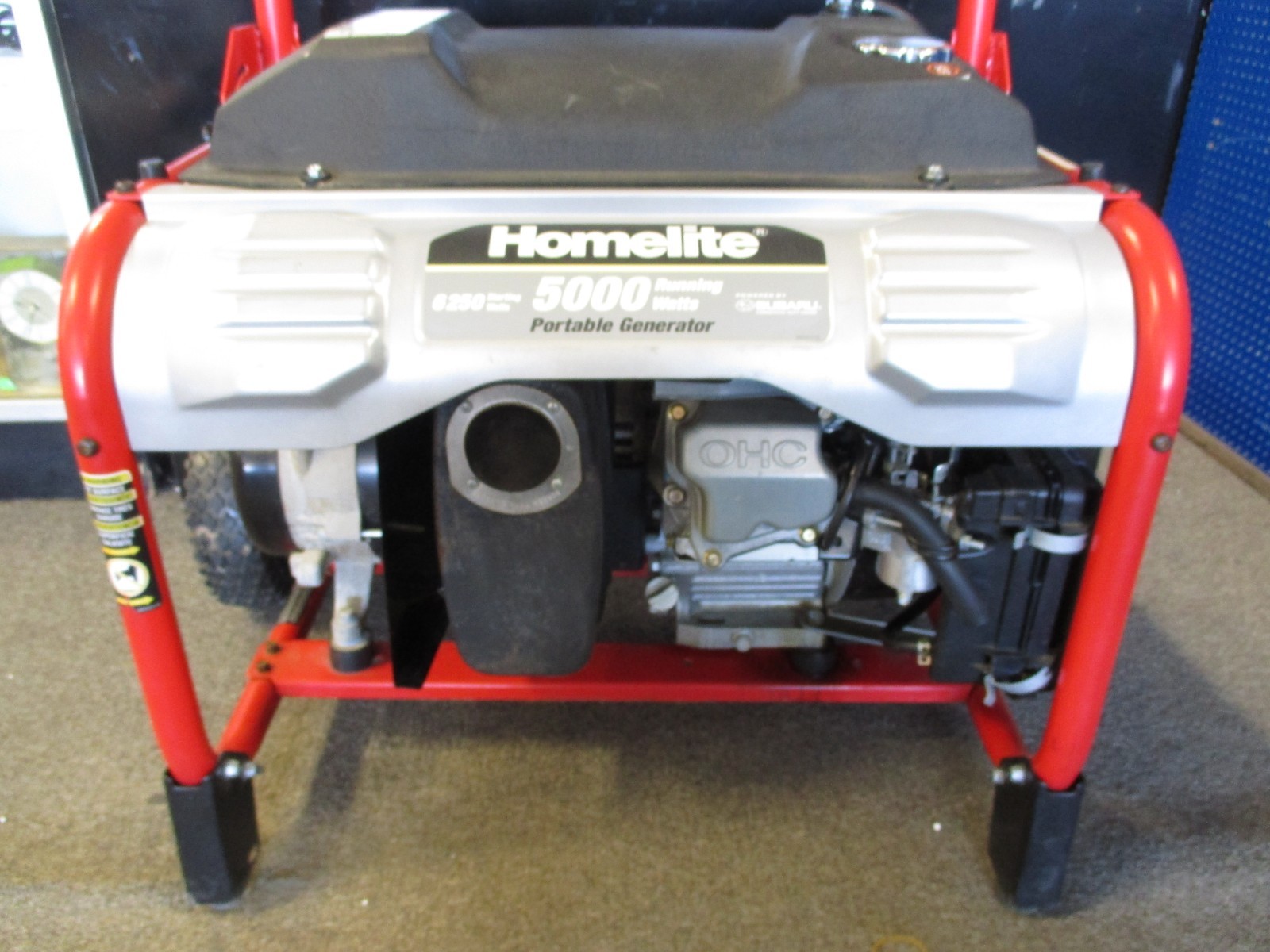 Homelite 5000watts 6250 Portable Generator work great PICKUP ONLY. NO SHIPPING