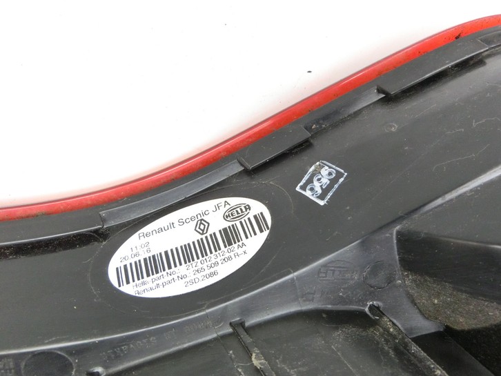 Renault Scenic IV J9 16-20 Rückleuchte Heckleuchte für Klappe Rechts Renault Scenic IV J9 16-20 27.01.2017... Vorschau 5