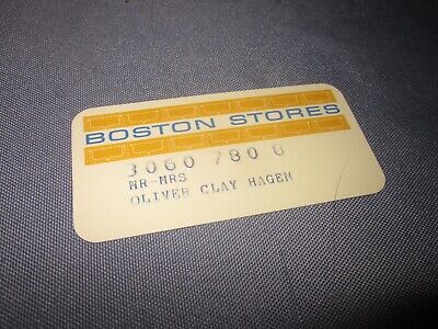 Vintage BOSTON STORES Southern California CREDIT Charge CARD