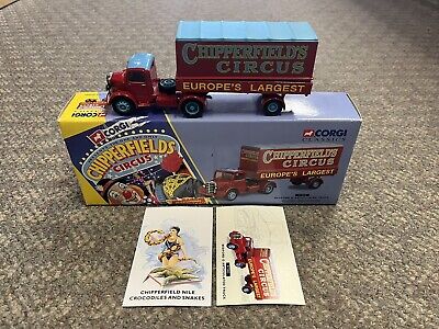 + Corgi Classics #97303 Chipperfields Circus Bedford O Articulated Truck w/ Box