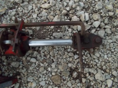 Massey Harris 44 tractor MH hydraulic hitch lift cylinder & hoses 3pt hitch