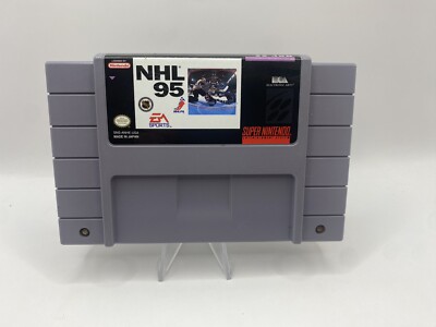 NHL 95 (Super Nintendo Entertainment System, 1994) SNES Tested Working