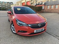 2018 Vauxhall Astra 1.4i Turbo SRi Nav Euro 6 5dr HATCHBACK Petrol Manual