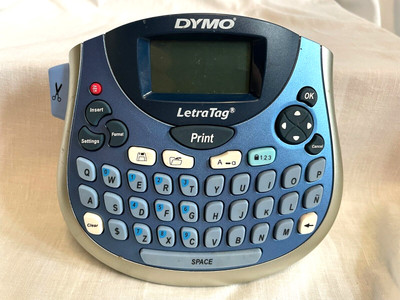 Dymo Letra Tag Label Maker Printer TESTED