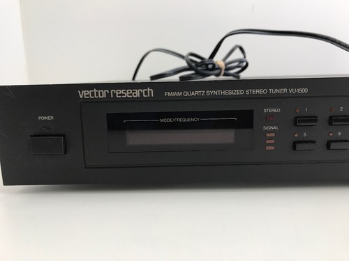 VECTOR RESEARCH VU-1500 AM/FM STEREO TUNER