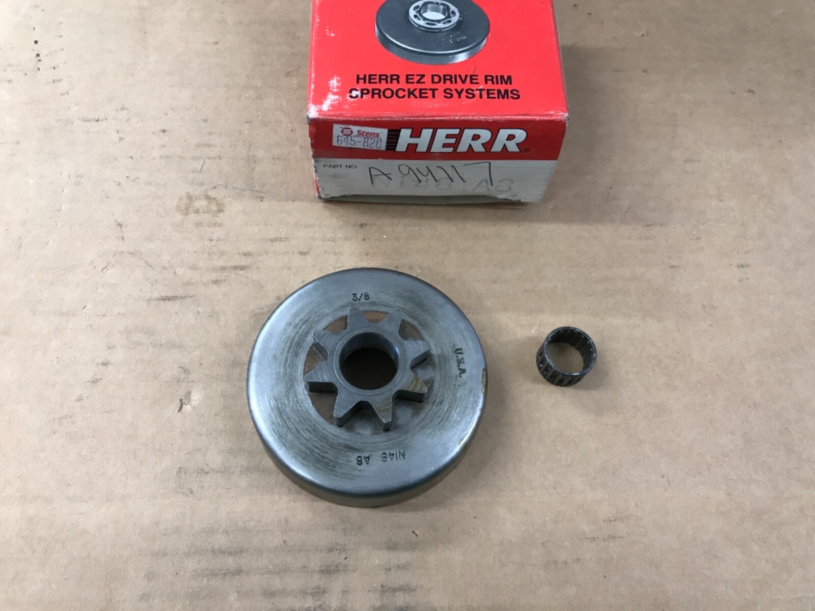 Homelite A94117 Herr Spur Drum Rim Sprocket w/ Bearing 3/8