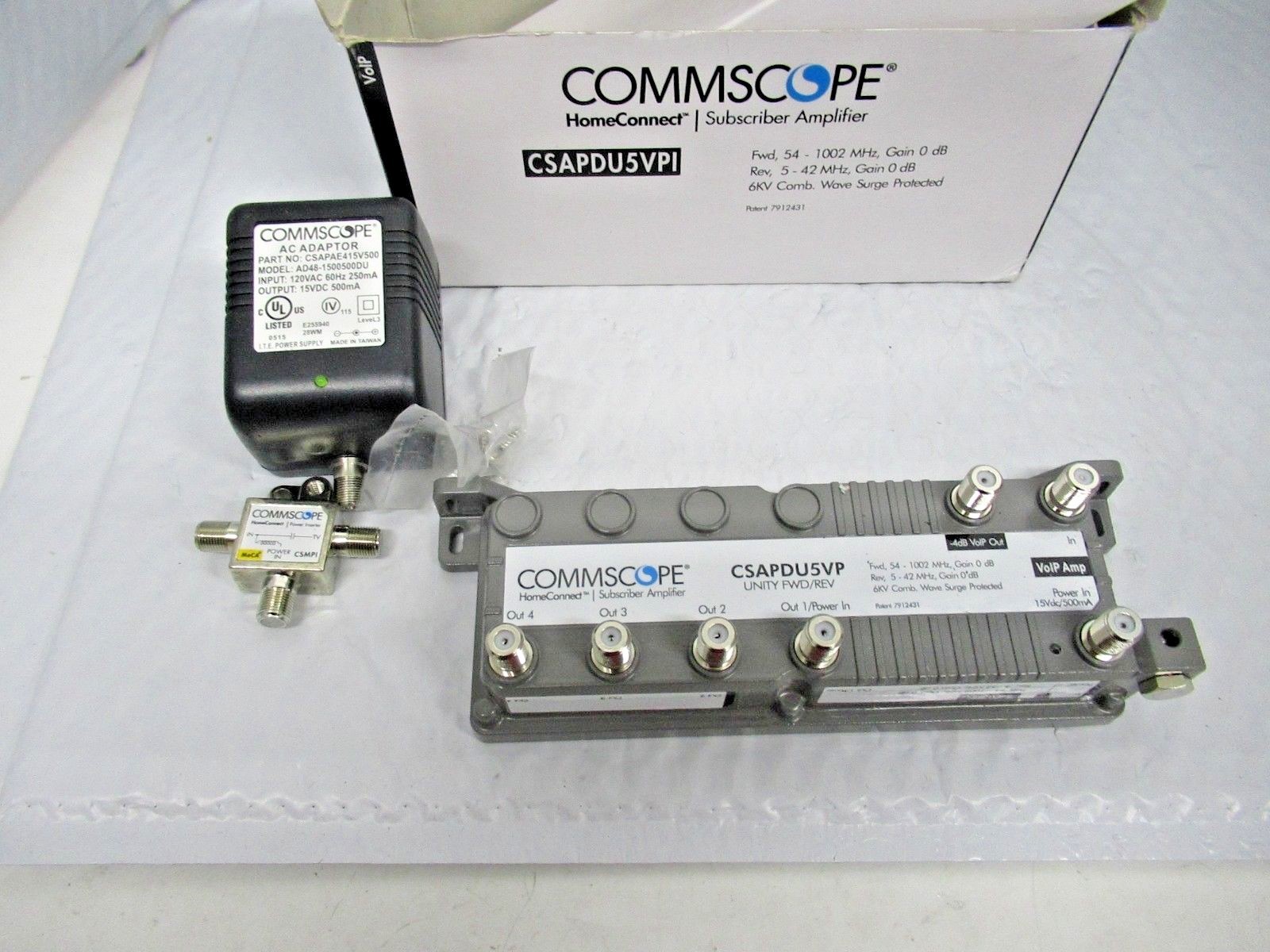 Commscope HomeConnect Subscriber Amplifier CSAPDU5VPI