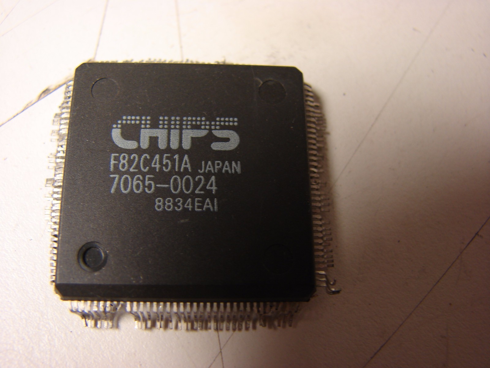 CHIPS F82C451A  Vintage Japan IC chip surface mount unused