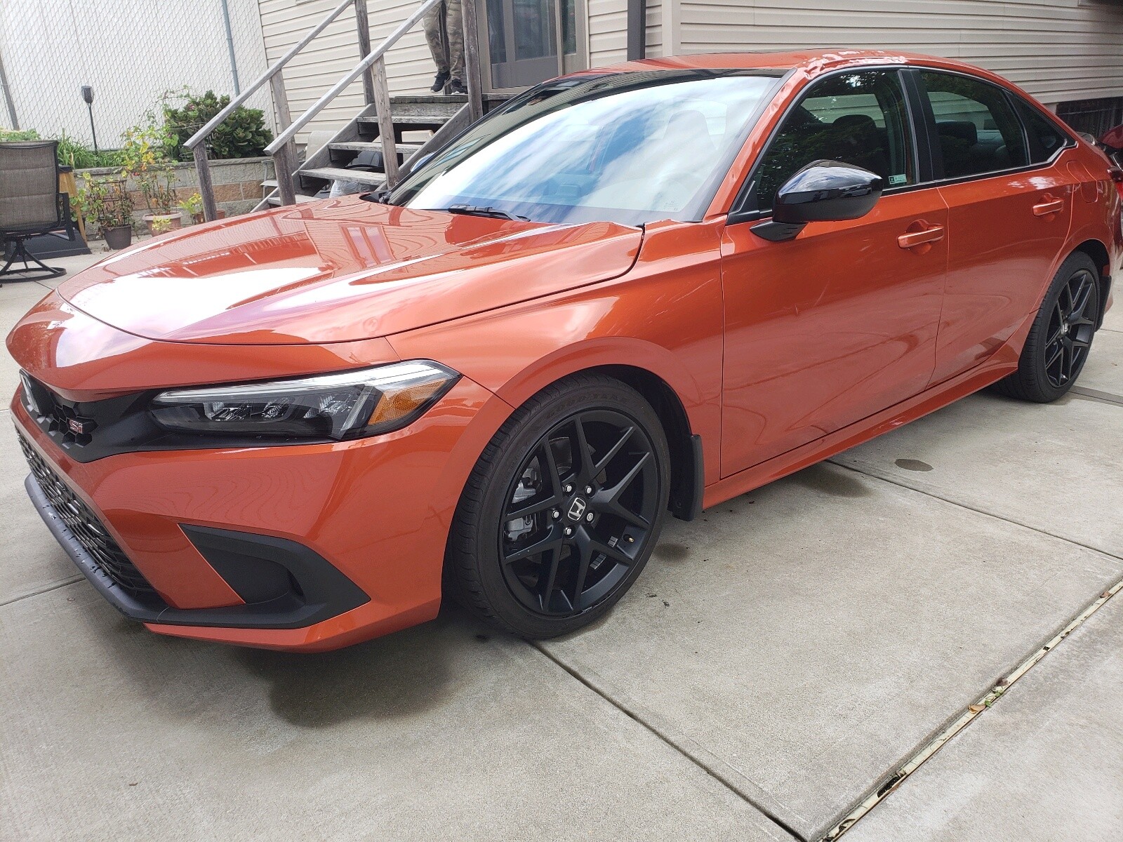 2022 Honda Civic Sedan Orange FWD Manual SI