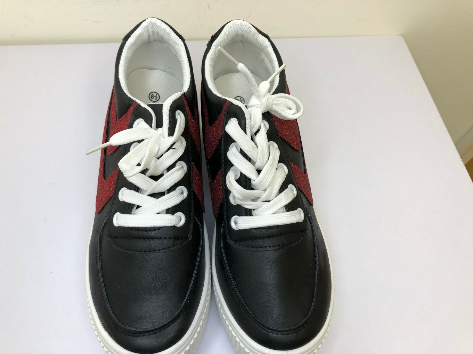 Weeboo Kitty-01 Platform Sneakers Womens Black Size 8 US