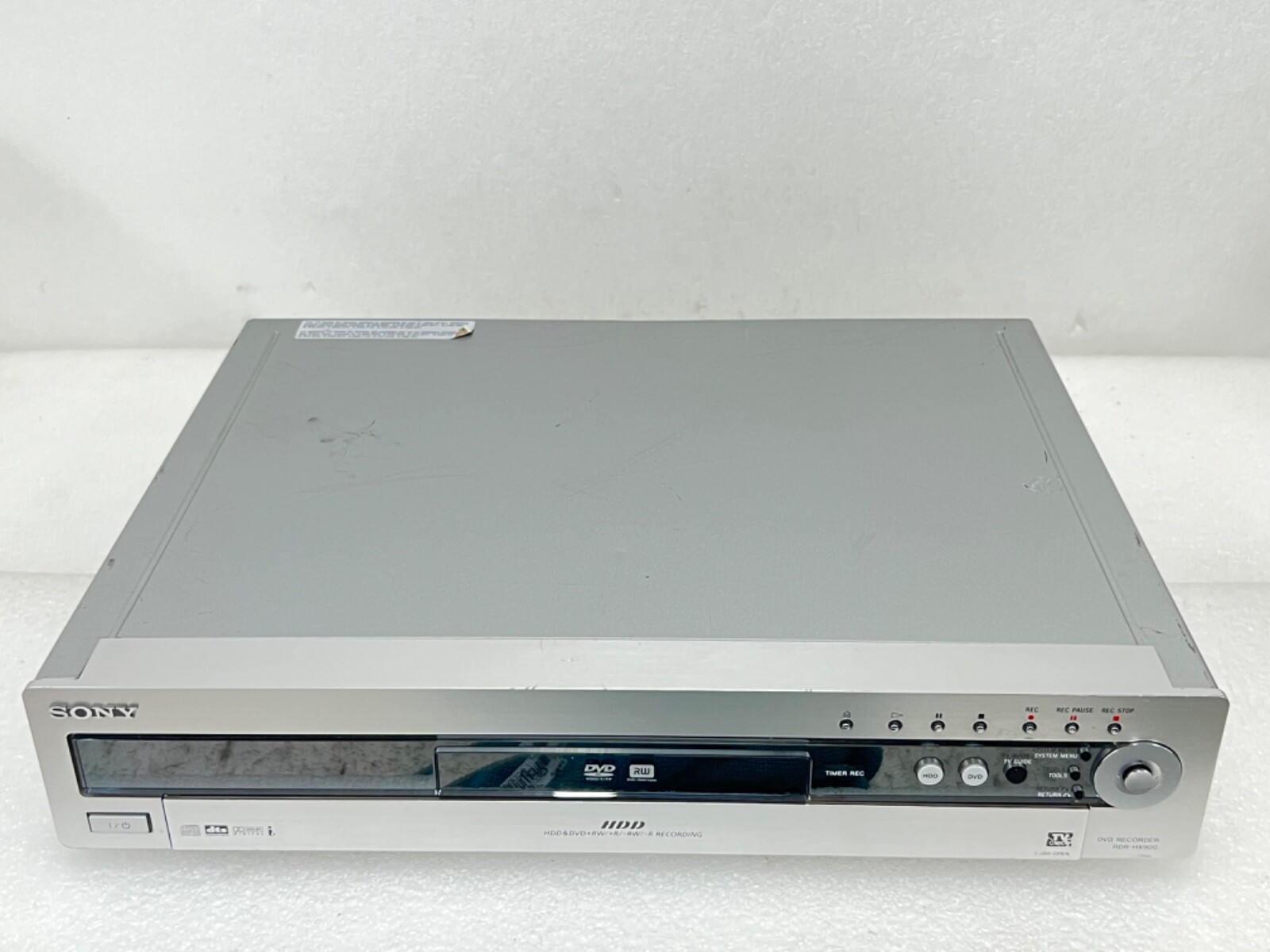 SONY RDR-HX900 HDD DVD Player/Recorder Hard Drive Recorder SONY RDR-HX900 HDD DVD Player/Recorder Hard Drive Recorder