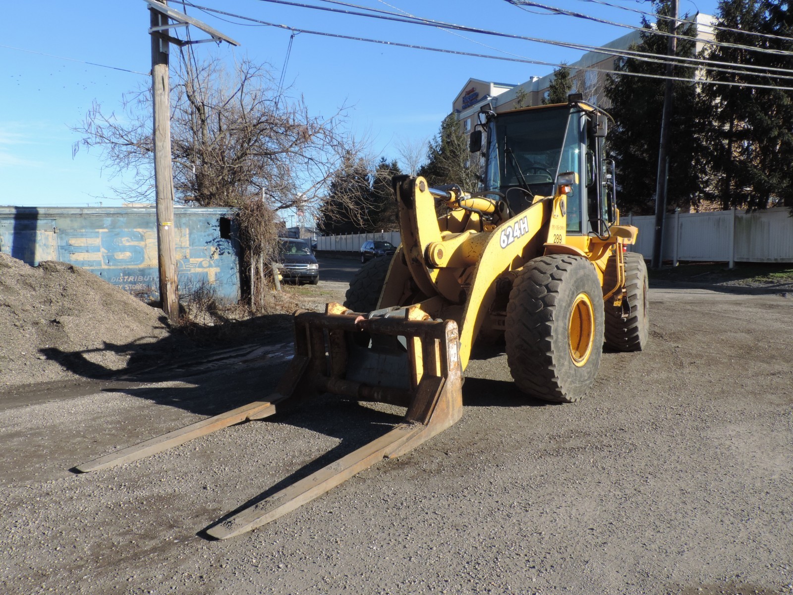 2003 JOHN DEERE 624H WHEEL LOADER
