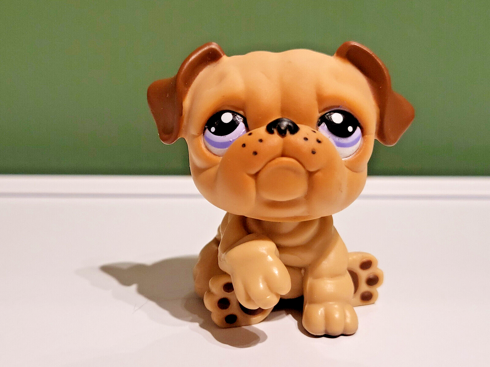 リトルペットショップ 犬 with お風呂 いぬ dog LPS #1342 LITTLEST