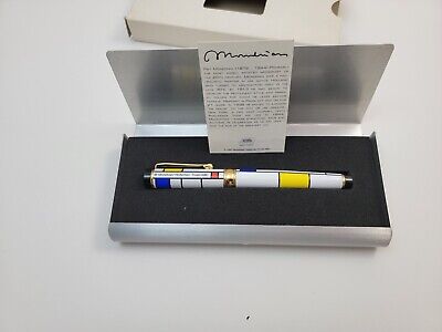 Archived ACME Studio PIET MONDRIAN  Mondrian'' Standard Roller Ball Pen NEW