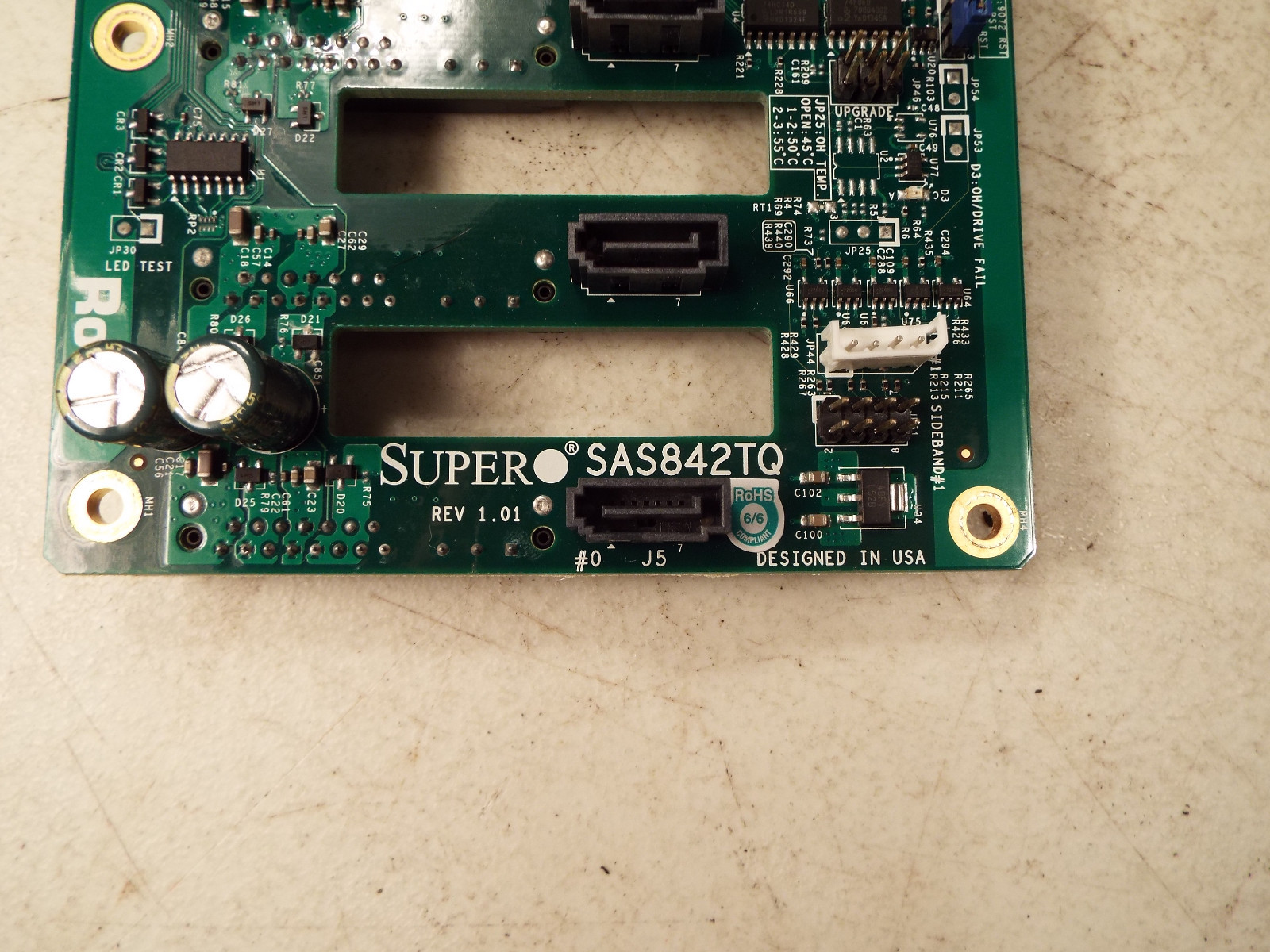 SuperMicro SAS-842TQ Backplane Server Power Panel - Super