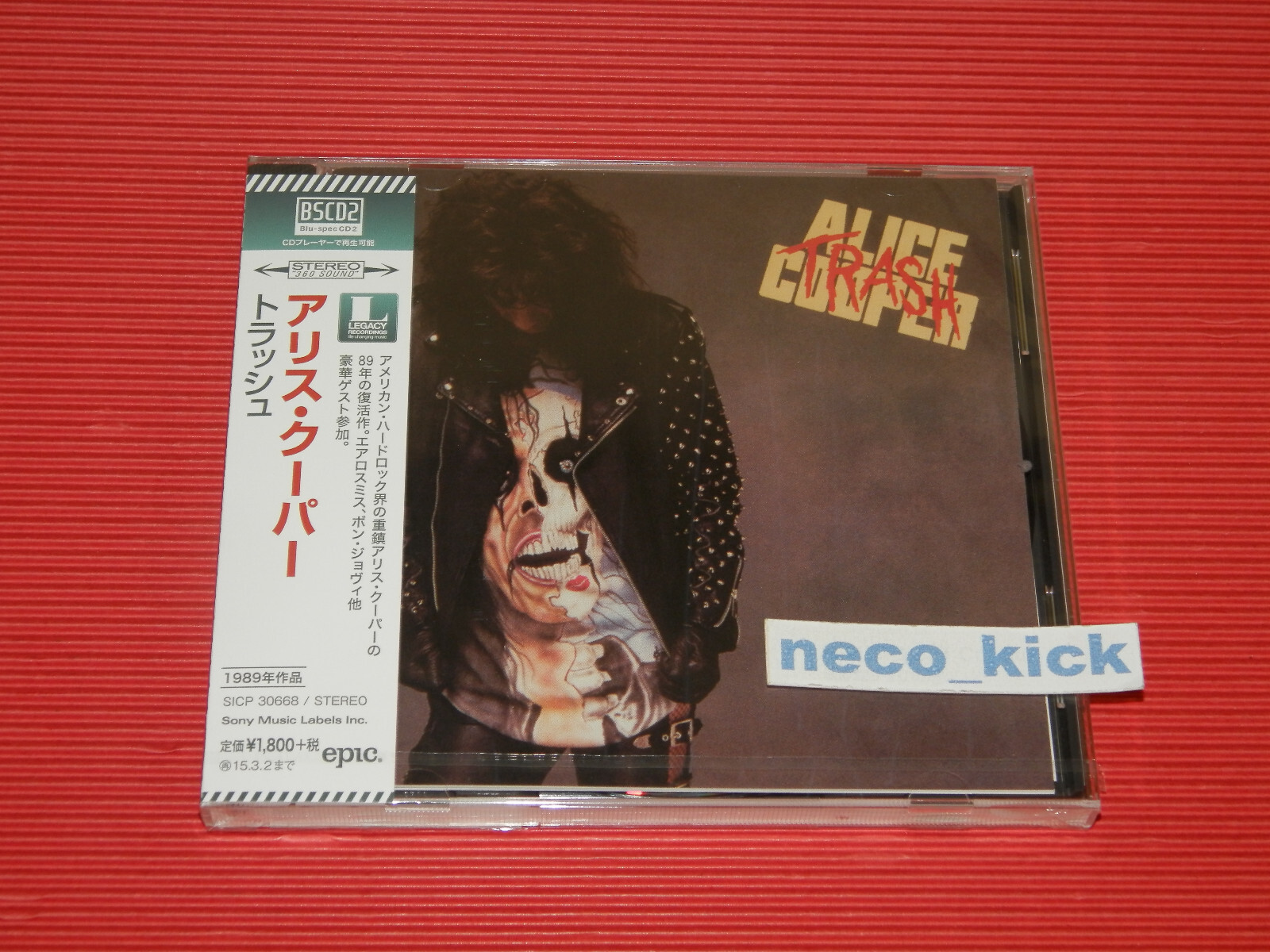 11B ALICE COOPER TRASH WITH BONUS TRACKS JAPAN BLU-SPEC CD