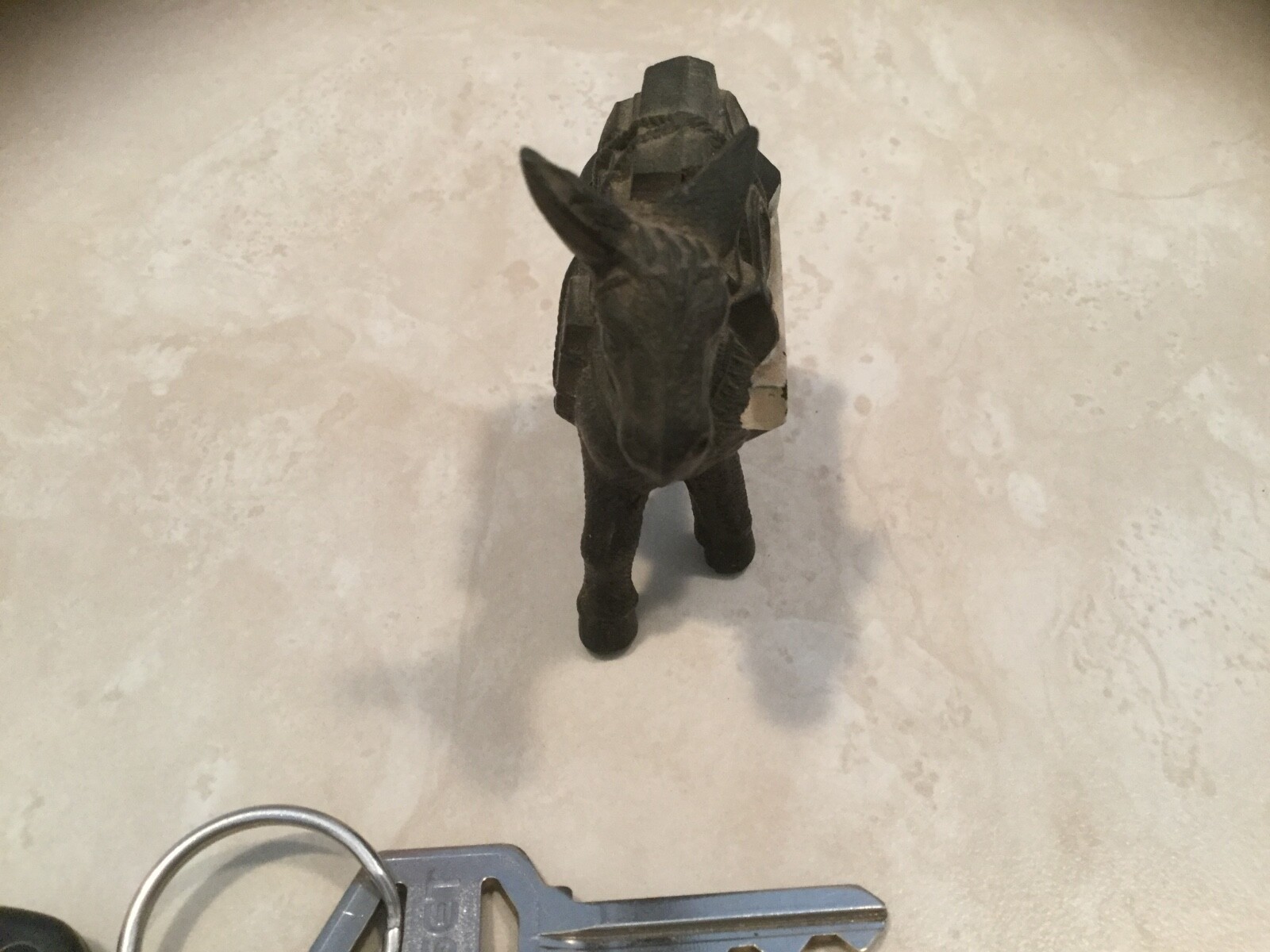 Vintage Cast Aluminium Pack Mule Donkey Military Nativity Burro Mining Metal