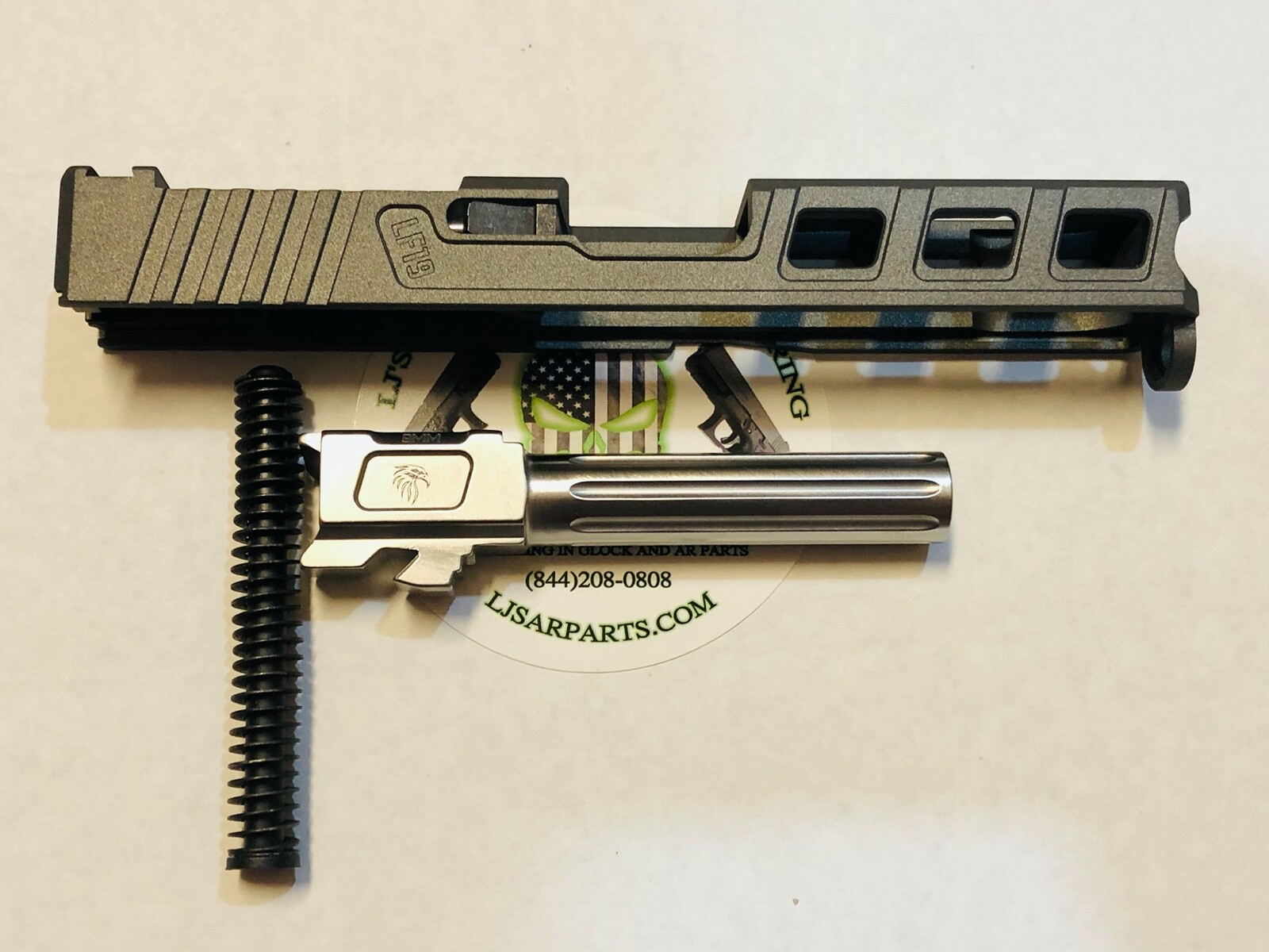 Glock 19 complete slide w/ Fluted barrel and RMR cut out custom USA