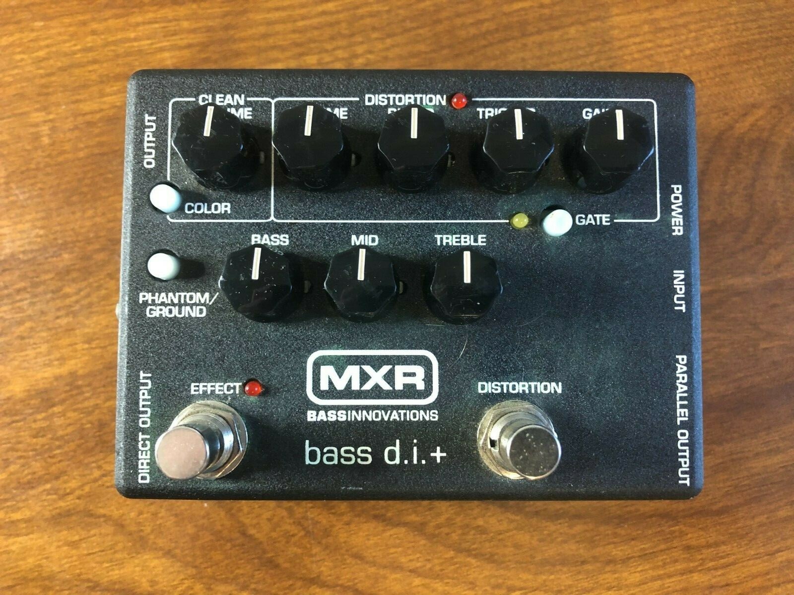 MXR M80 BASS D.I. DI PREAMP EQ W/DISTORTION EFFECTS PEDAL TESTED RAREの