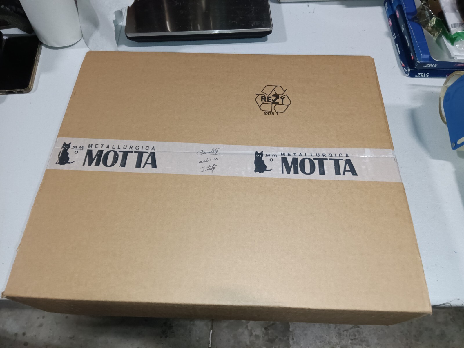 Motta Metallurgica Milano 8-Piece Barista Kit In A Carrying Case. Made in Italy