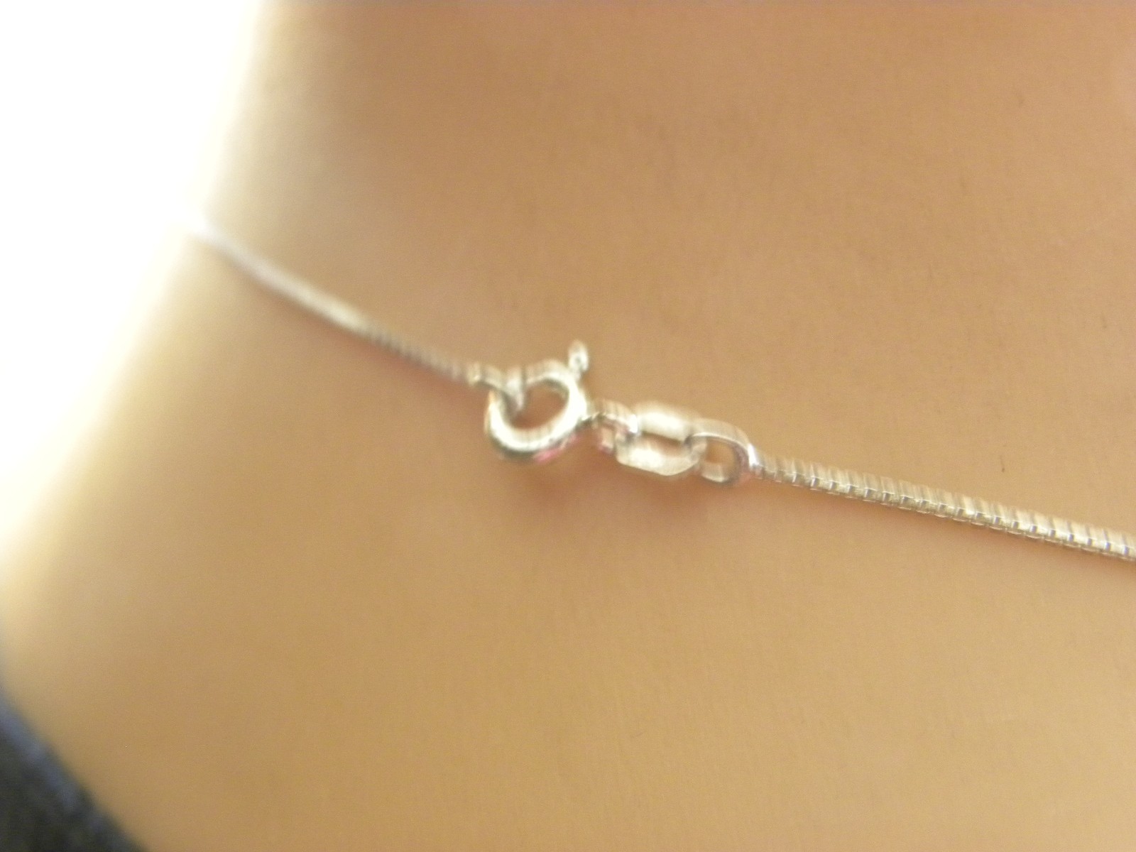 CRYSTAL,STERLING SILVER PENDANT & CHAIN NECKLACE  EARRINGS SET 17