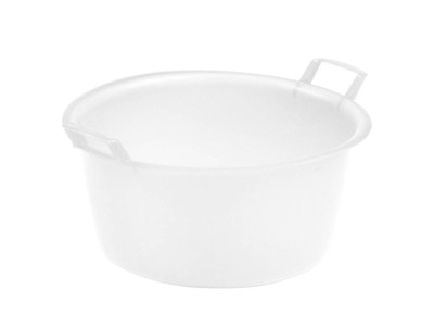 Round Basin Politene 45 Cm White Stefanplast