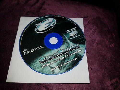 GameShark Video Game Enhancer (PlayStation 1, 2002) PS1 Disc, dangerous waters.
