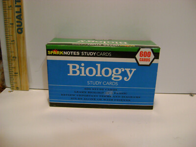SPARKNOTES BIOLOGY STUDY CARDS