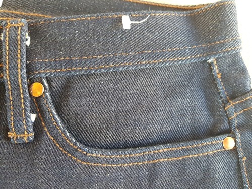 Vintage Men's UB221 Tapered 21 oz Selvedge ROW Denim Jeans size 32 x 29