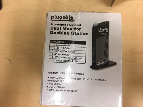 Plugable USB 3.0 Dual Display Docking Station - UD-3900