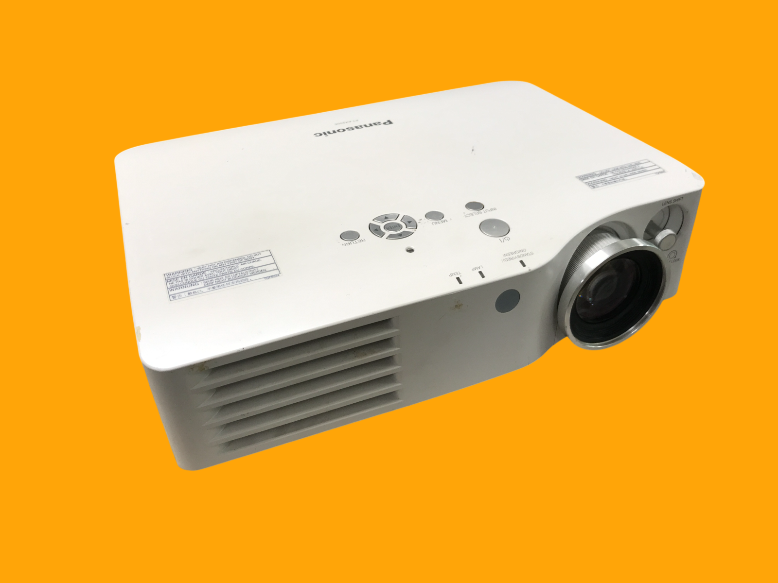 Panasonic PT-AX200E 3LCD Projector 2000 Lumens 2380 Hours, Lamp Warning
