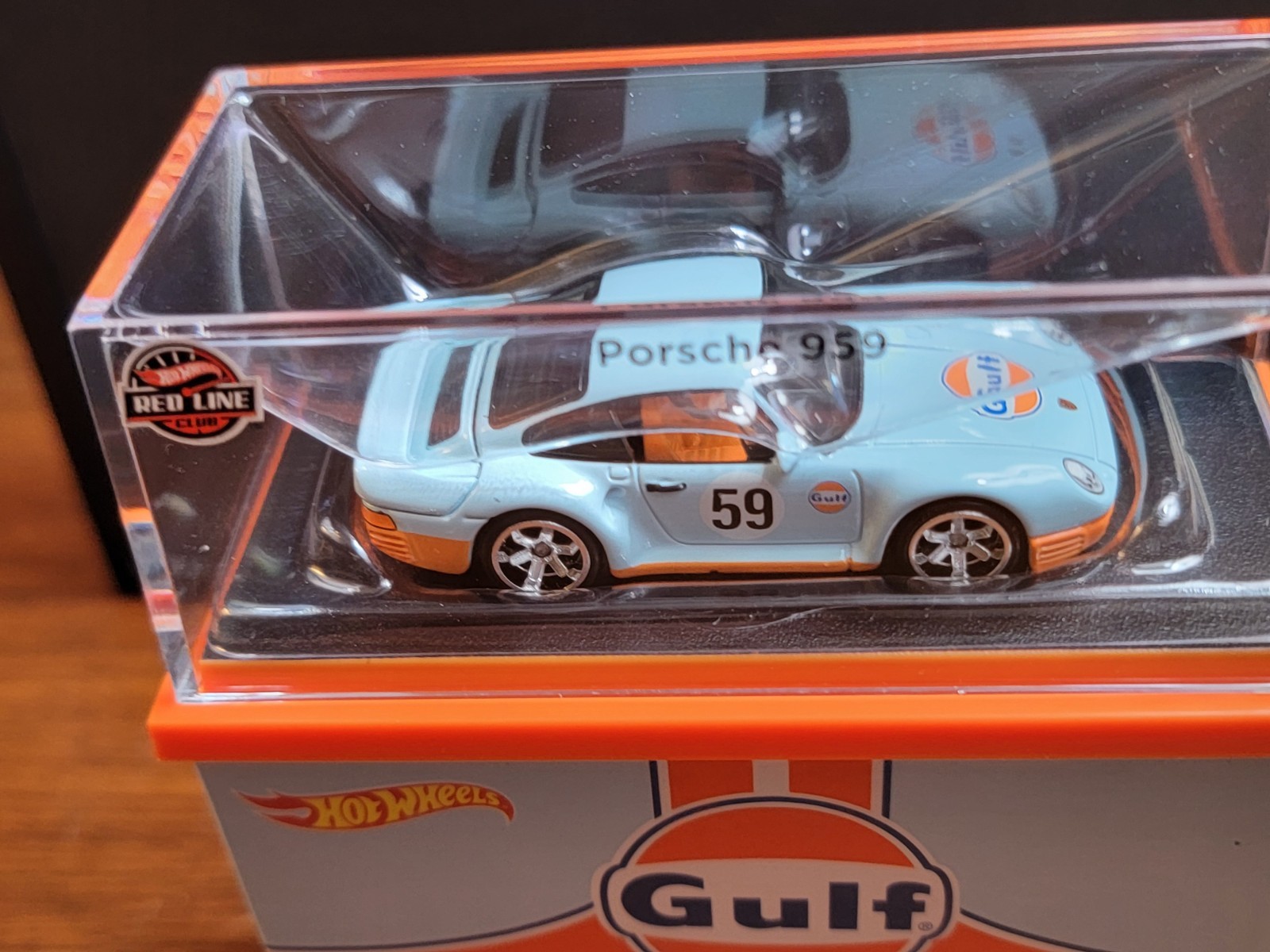 ホットウィール　RLC Gulf PORSCHE 959 ポルシェ959 Hot Wheels RLC Exclusive 1986 Porsche 959 Gulf blue
