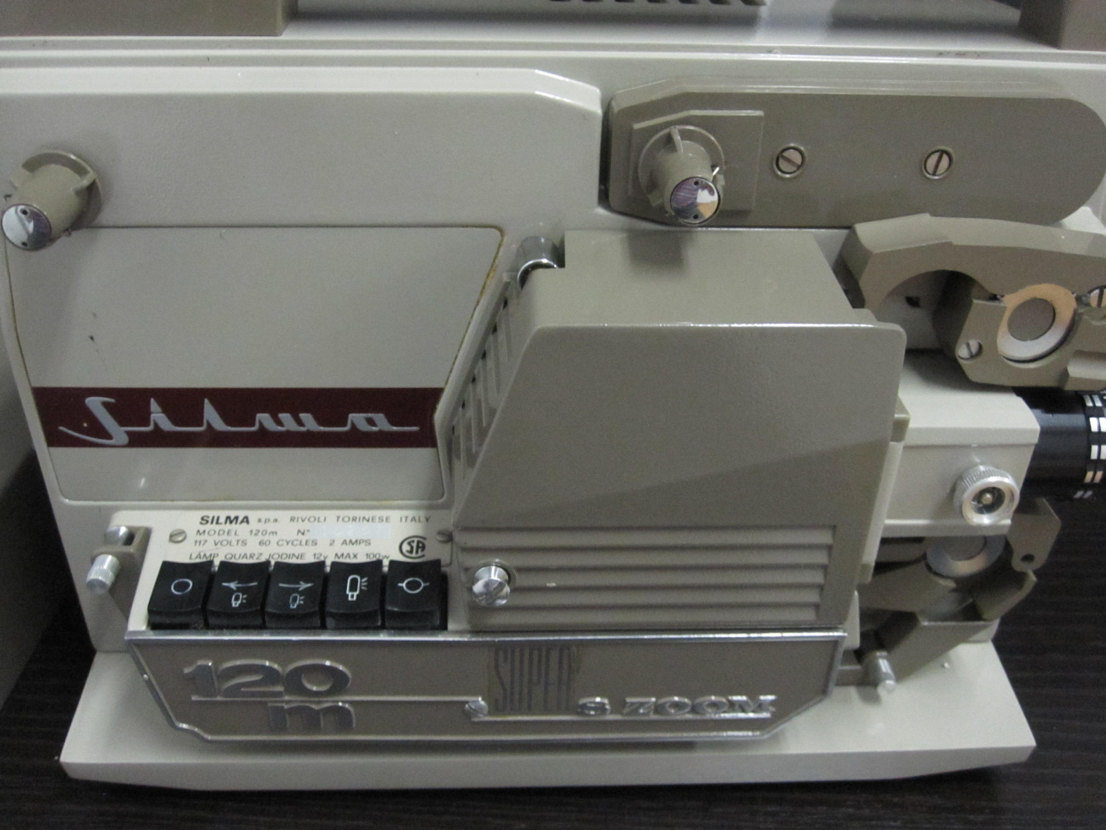Silma 120M Super 8 Zoom Movie Projector RARE Made in Italy