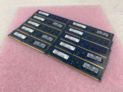 Lot( 10 ) 1GB Elpida EBJ10UE8BDF0-DJ-F 1Rx8 PC3-10600U-9-10-A0 RAM 497156-B88