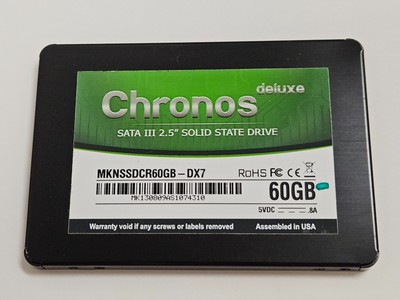 Chronos Deluxe 60GB SATA III 2.5'' SSD Solid State Drive MKNSSDCR60GB-DX7
