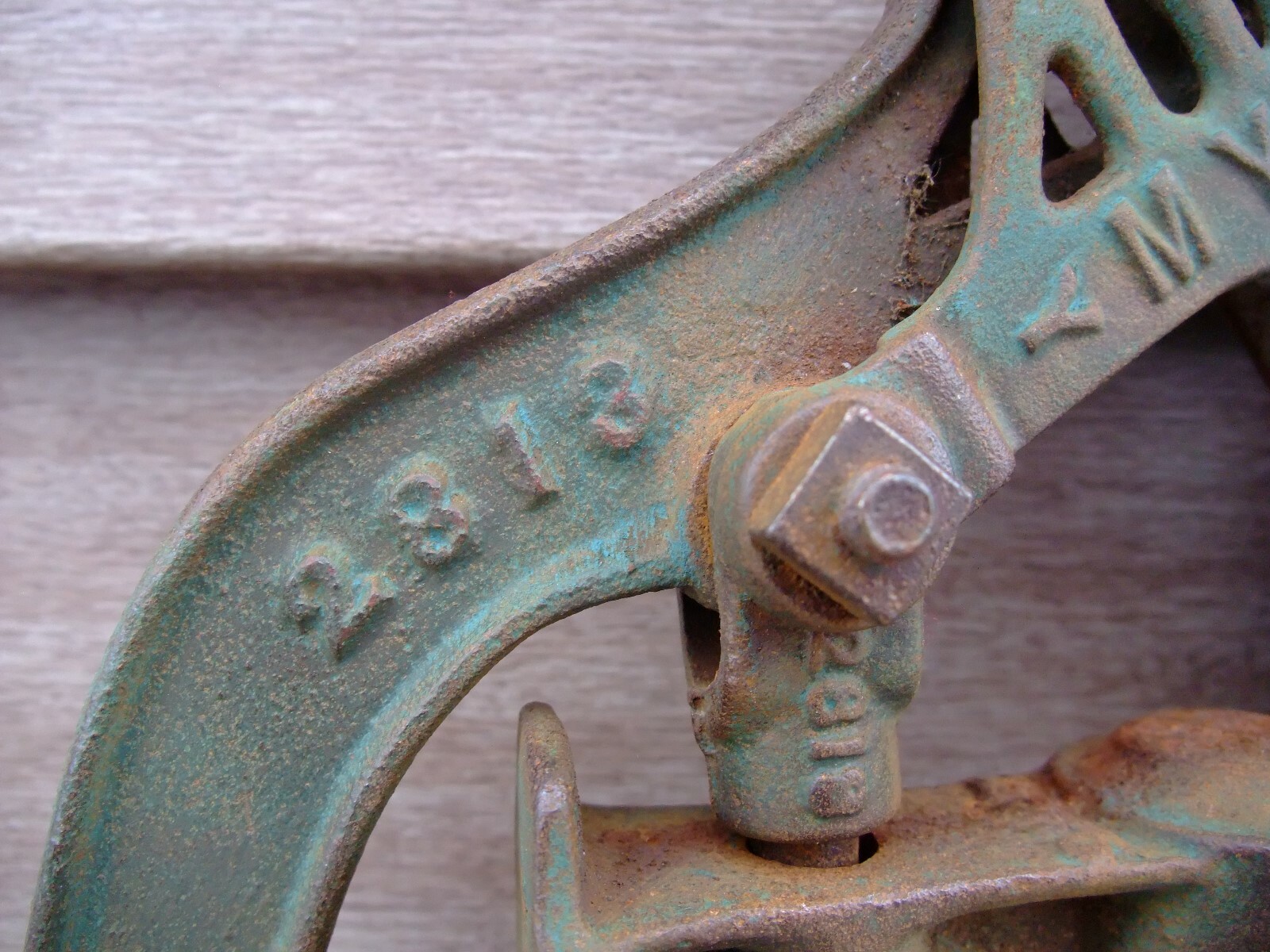 Antique The F.E. Myers & Bros Hand Pump Rare Cast Brass Pat. January 16th 1912