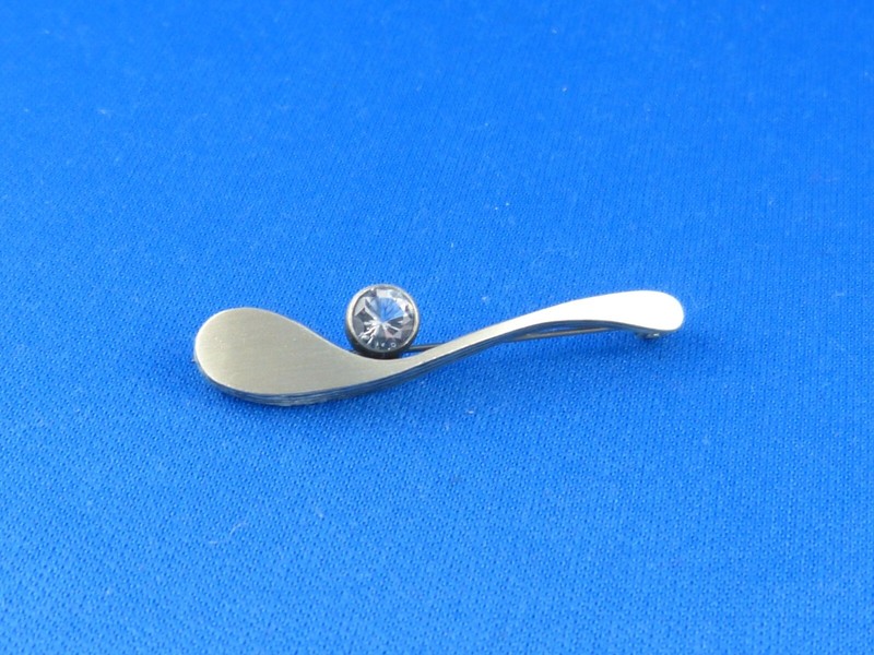 Vintage Brosche Silber 925 Mit Bergkristall Kjp Finnland