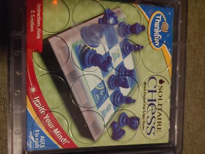 ThinkFun Solitaire Chess Game A Logic Puzzle To Capture You 2010