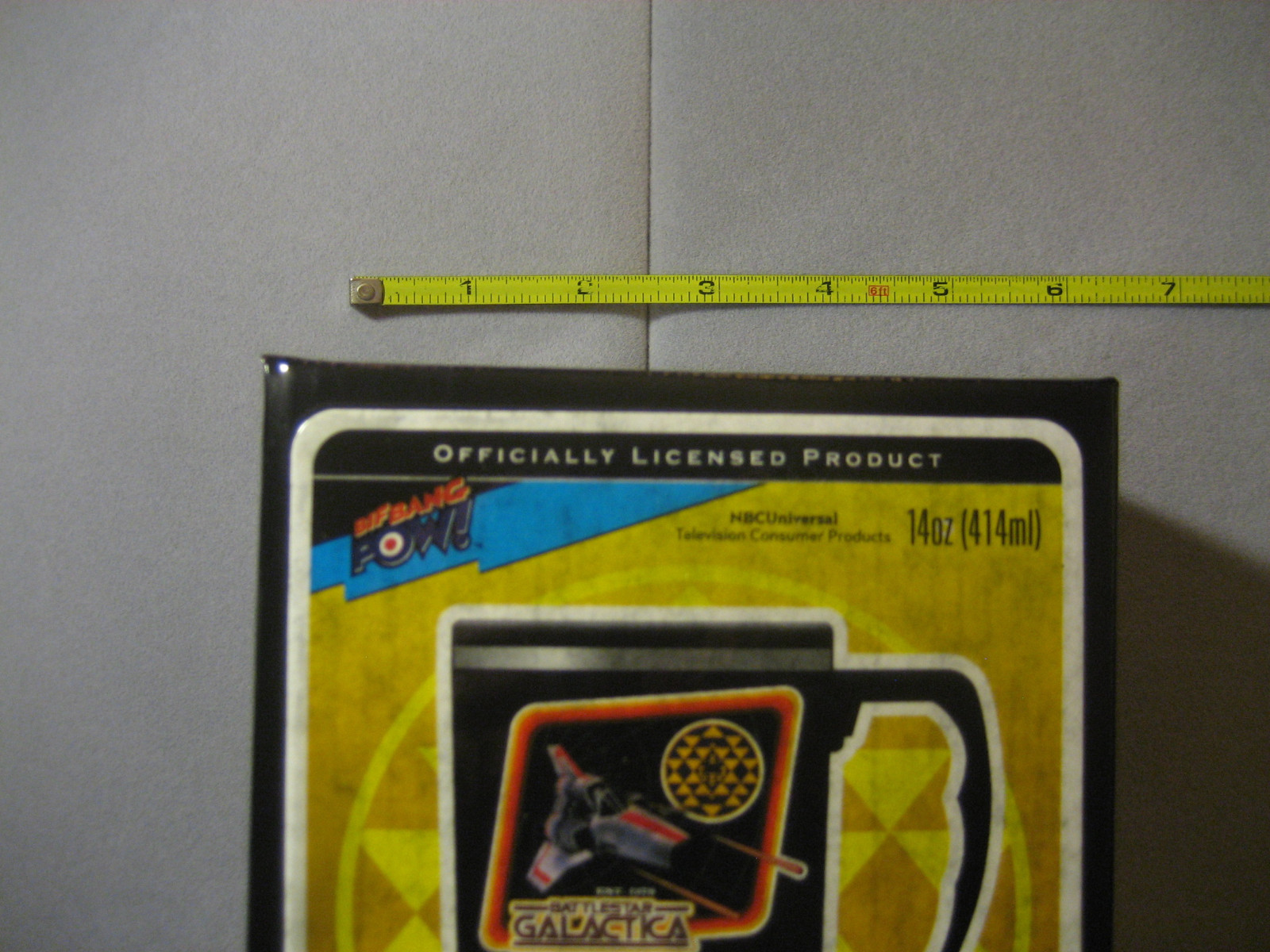 Battlestar Galactica Limited Edition 14oz Travel Mug Bif Bang Pow - BRAND NEW