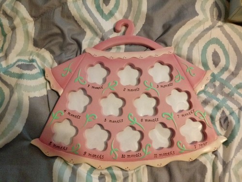 Lot of baby picture frames 1-12 mons baby picture album