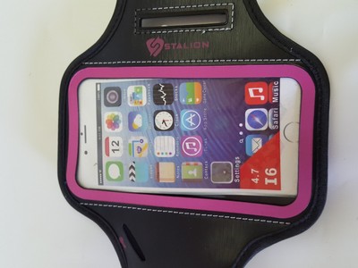 Stalion Sports Running Exercise Gym Armband Case Cover Apple iPhone 6/6s Pink
