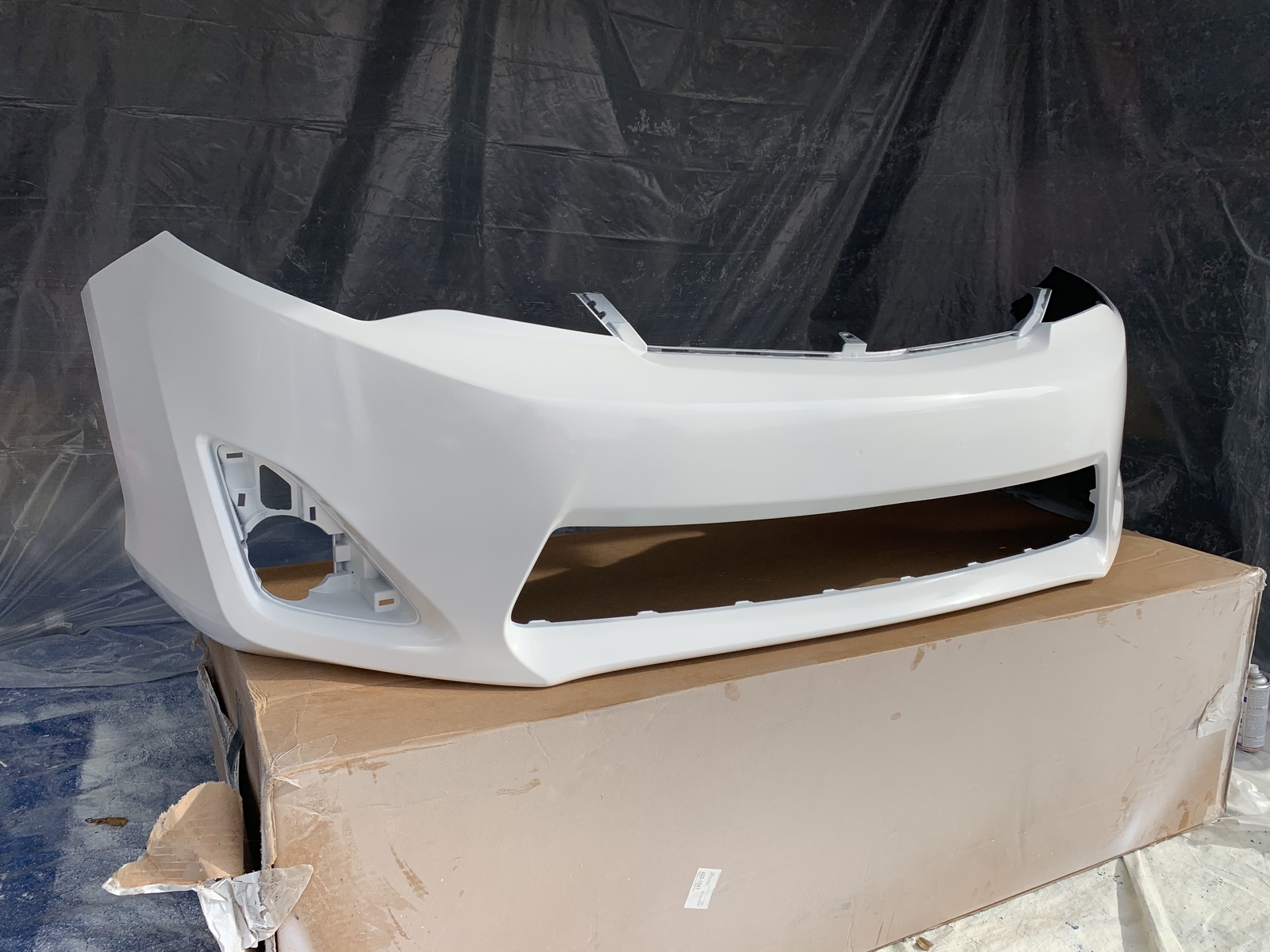 Front Bumper Cover For 2012-2014 Toyota Camry SE/Sport - Unpainted Replacement (PENSUN)
