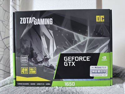 ZOTAC　GAMING GeForce GTX 1650 OC GDDR6 ZT-T16520F-10L　PCIExp 4GB ZOTAC Gaming GeForce GTX 1650 Graphics Card| 4GB GDDR6,