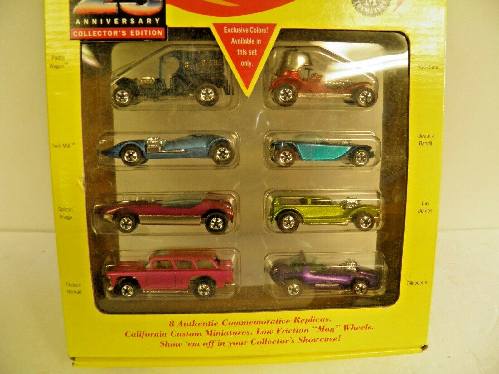 HOT WHEELS VINTAGE COLLECTION SERIES #1 8 PACK MIP EXCLUSIVE CARS !!!!!