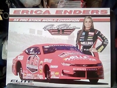 2023 ERICA ENDERS JOHNSON'S HORSEPOWERED GARAGE PRO STOCK NHRA POSTCARD